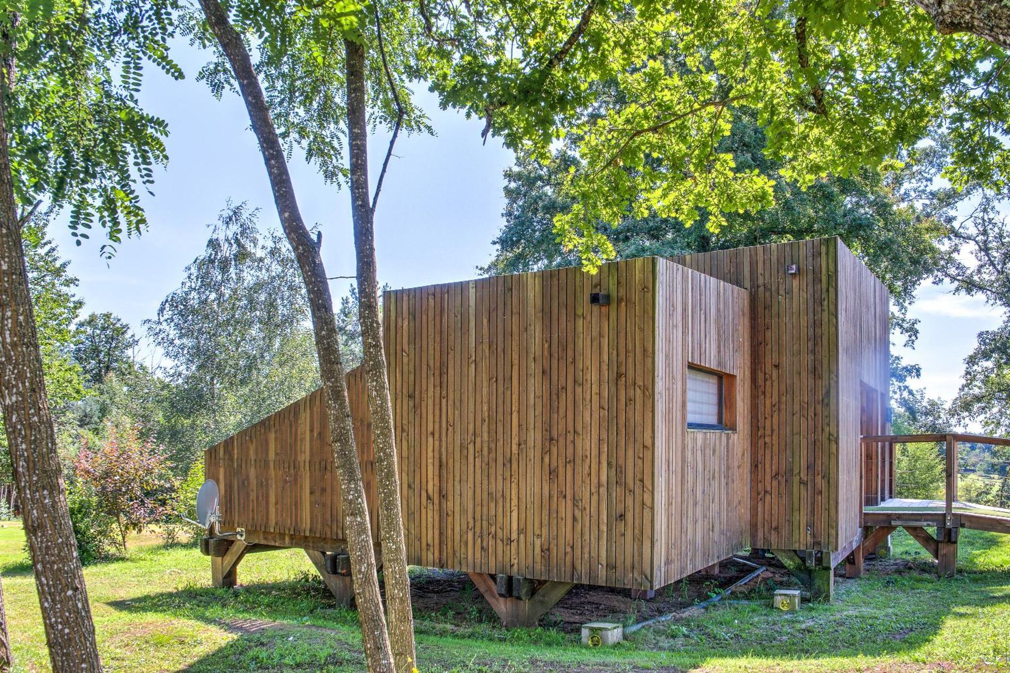 Lodge Dune Avec Jacuzzi Journiac Exterior photo