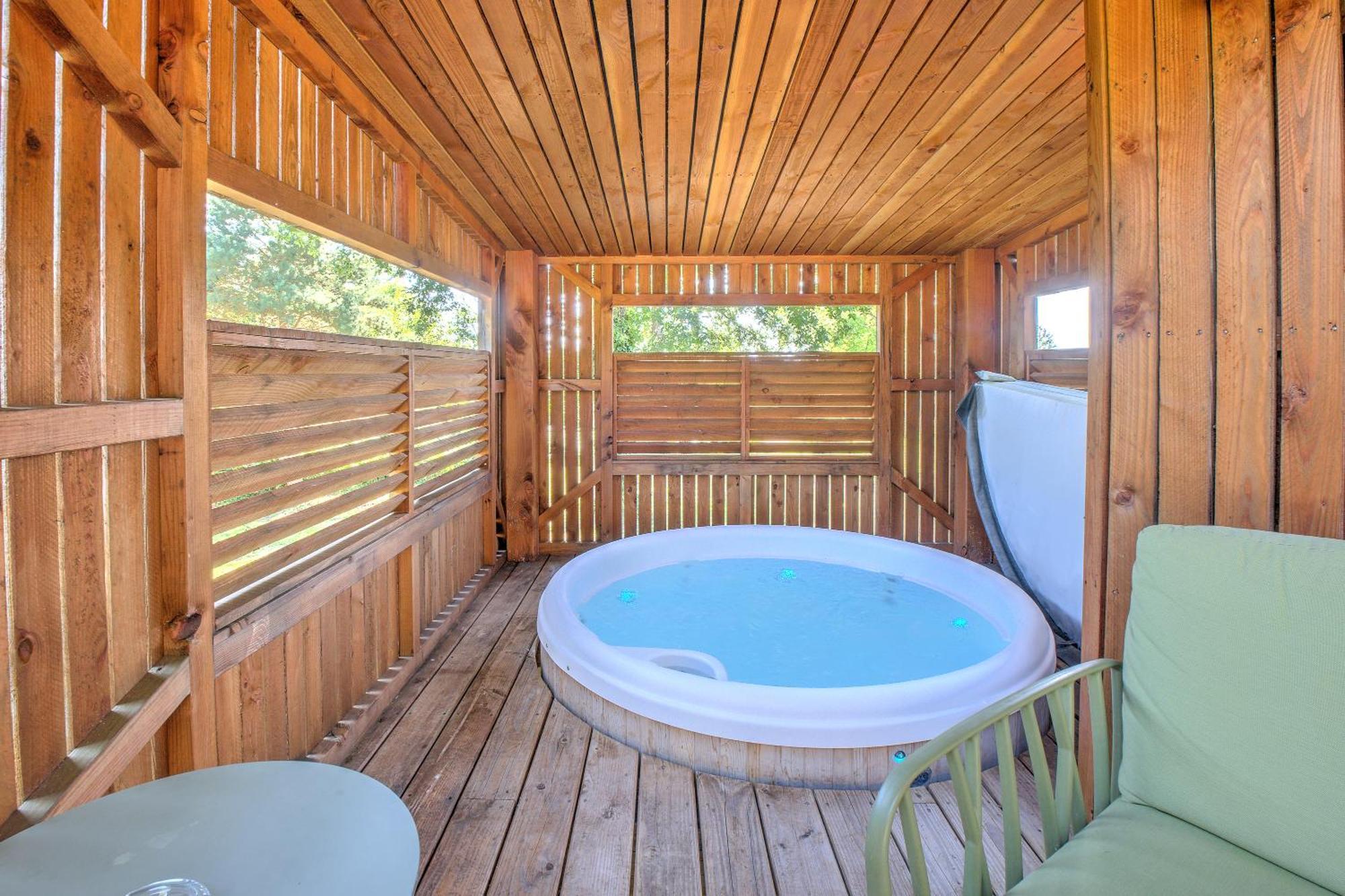 Lodge Dune Avec Jacuzzi Journiac Exterior photo