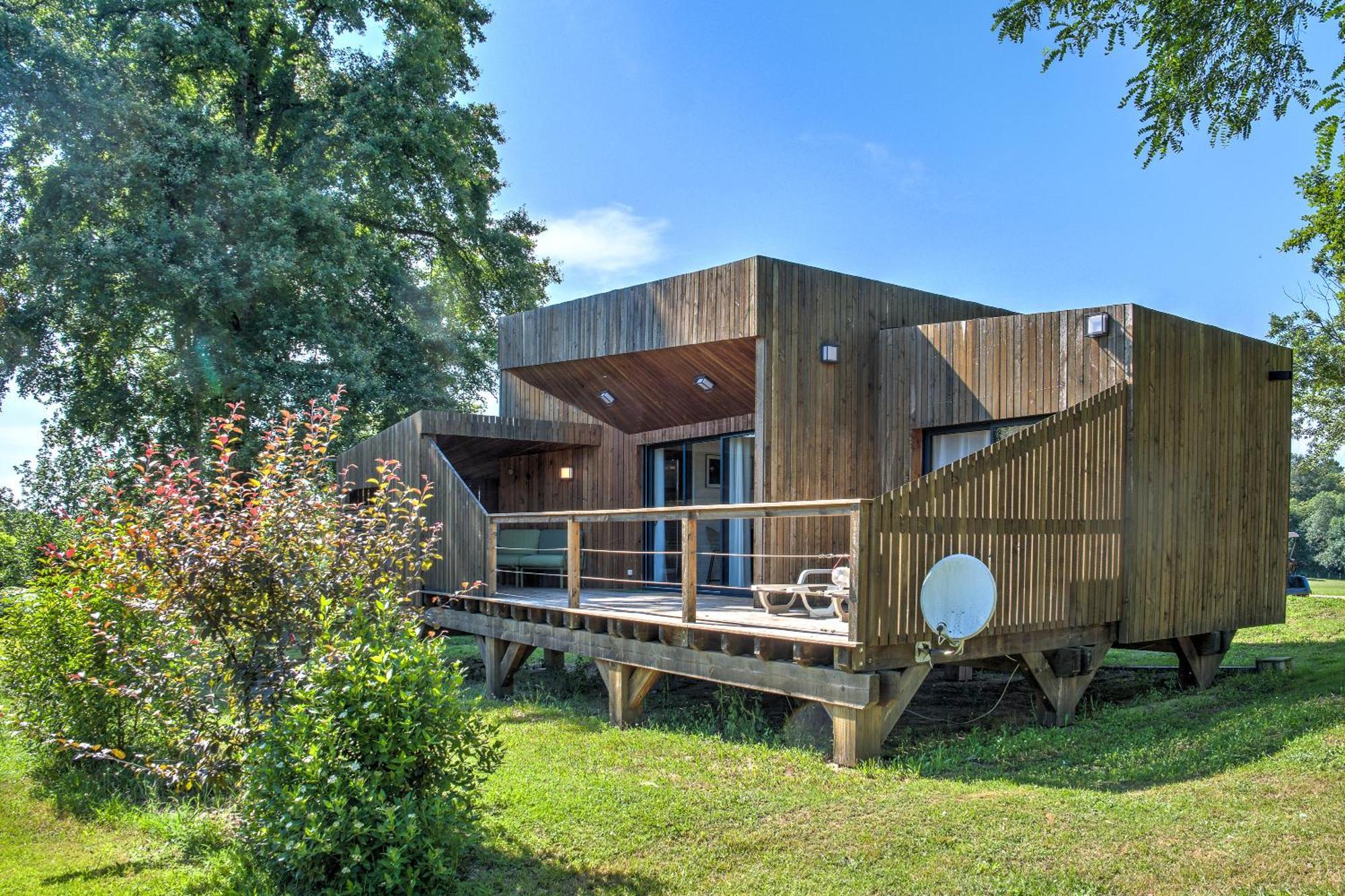 Lodge Dune Avec Jacuzzi Journiac Exterior photo